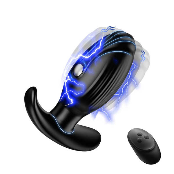Elektrický stimulátor anální kolík s vibracemi
