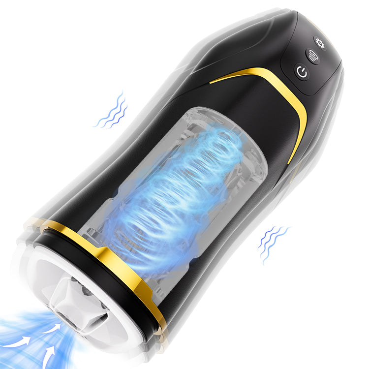 Automatický masturbátor s přísavkou a vibracemi