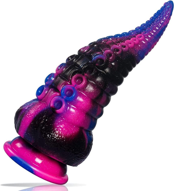 Chobotnicový dildo: 8,7" realistický silikonový masážní přístroj na prostatu