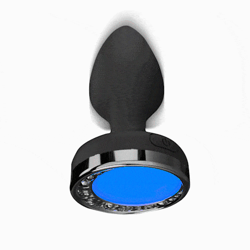 Vibrační anální kolík s LED