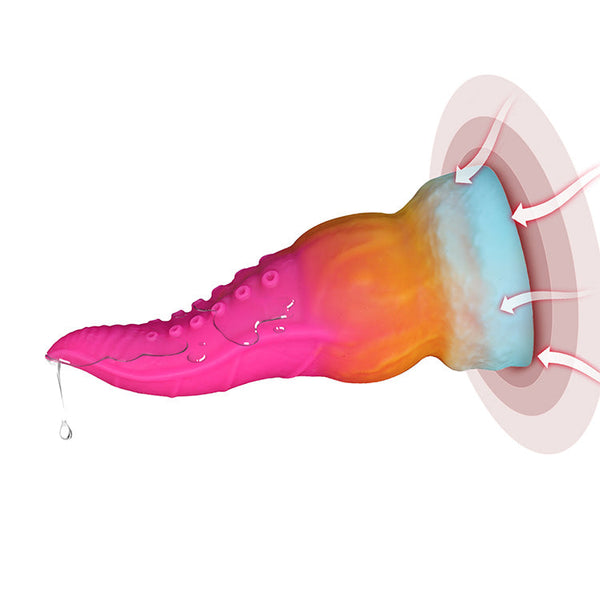 Fantazijní dildo chobotnice pro hluboké potěšení