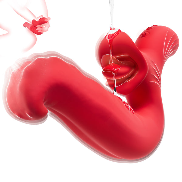 Rotující jazýčkový vibrátor – 10 intenzivních režimů pro hru s klitorisem a bradavkami