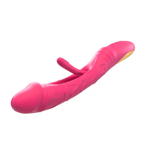 Vibrační dildo s máváním
